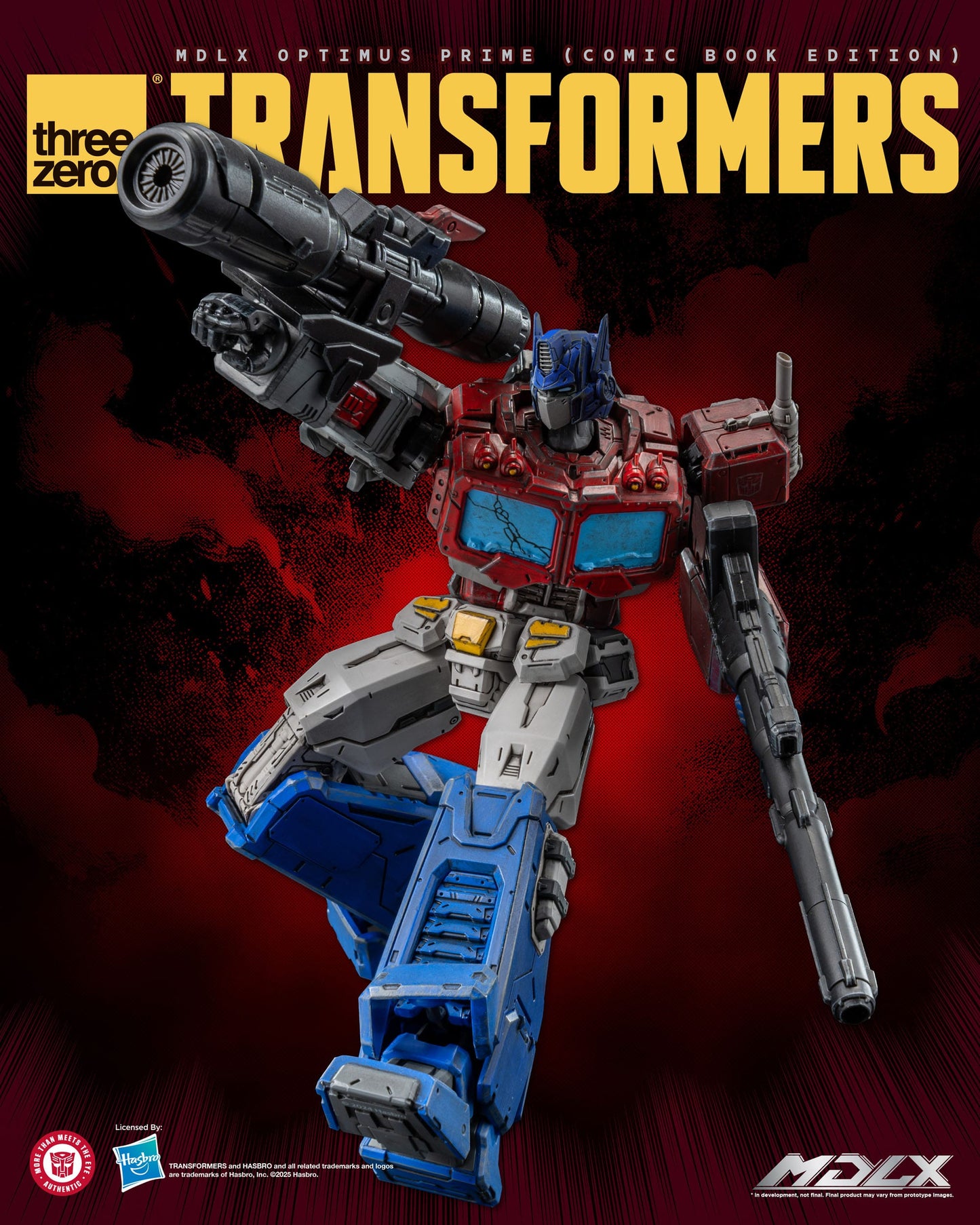 Transformers figurine MDLX Optimus Prime (Comic Book Edition) 18 cm ThreeZero