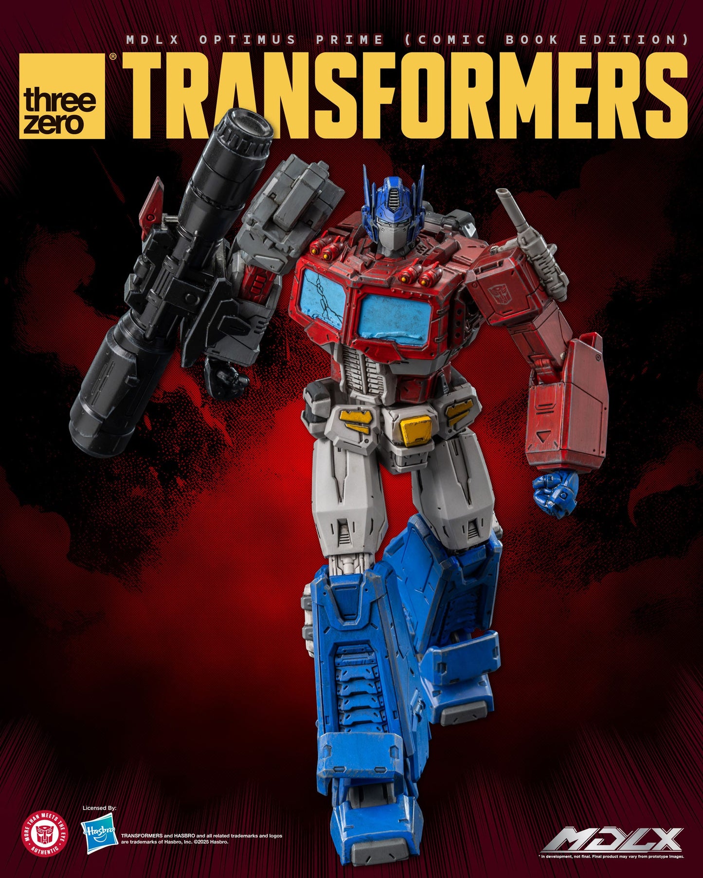 Transformers figurine MDLX Optimus Prime (Comic Book Edition) 18 cm ThreeZero