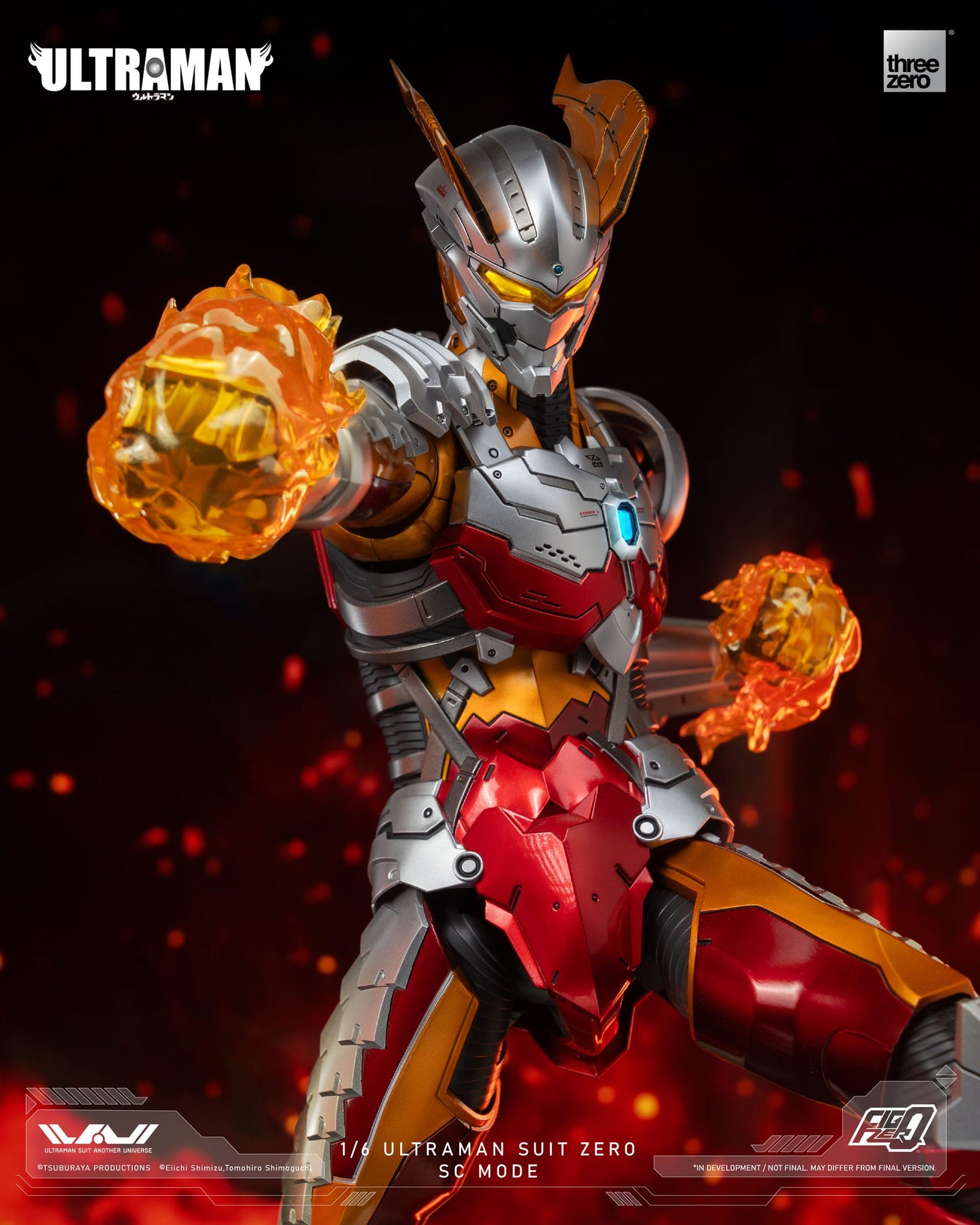 Ultraman Suit Zero SC Mode Ultraman figurine FigZero 31cm ThreeZero