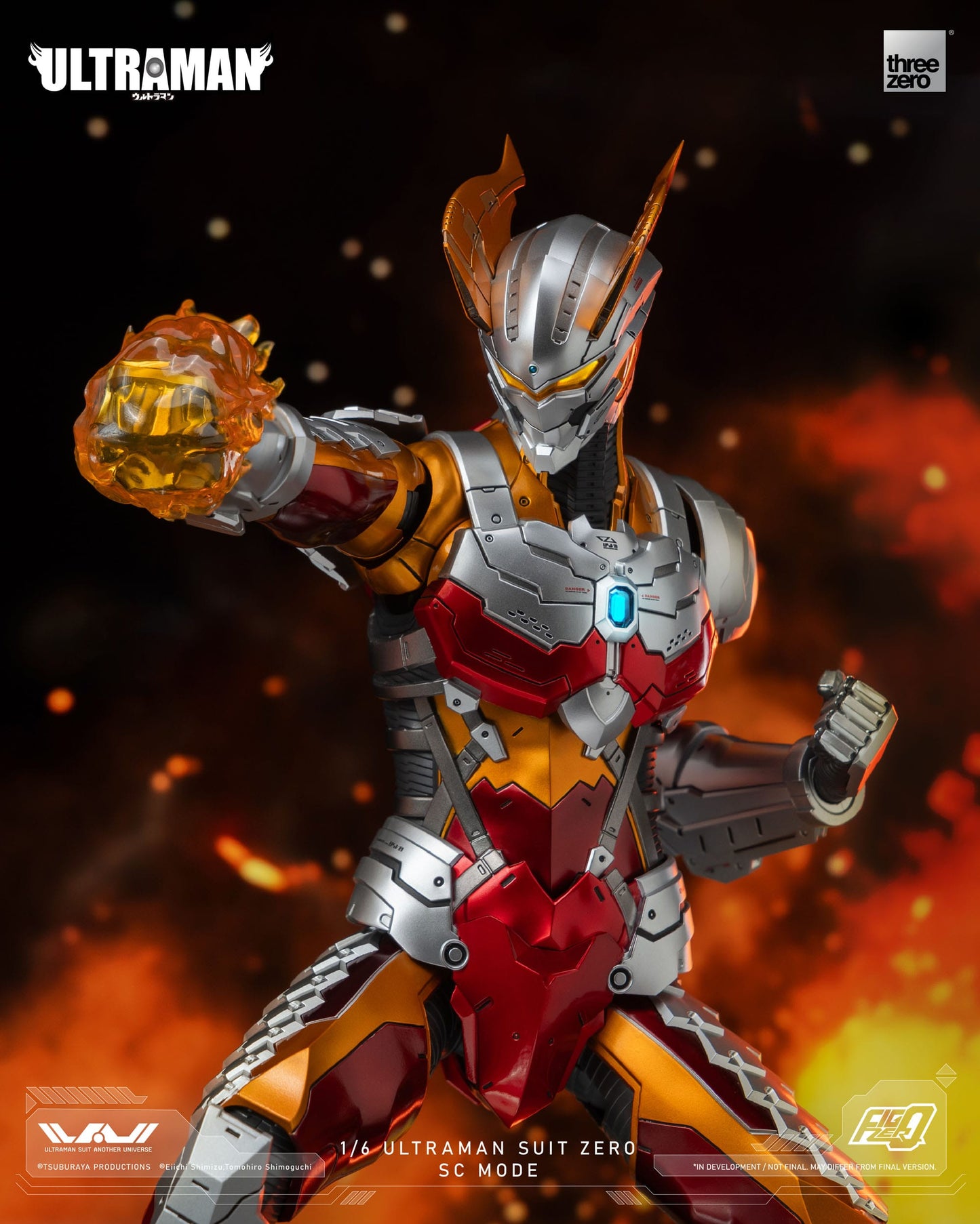 Ultraman Suit Zero SC Mode Ultraman figurine FigZero 31cm ThreeZero