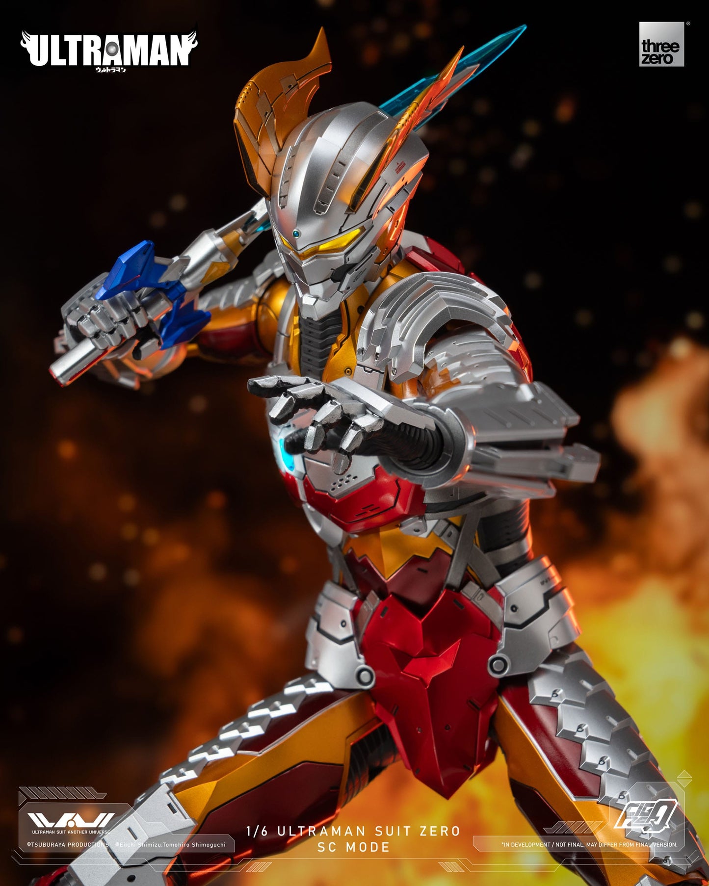Ultraman Suit Zero SC Mode Ultraman figurine FigZero 31cm ThreeZero