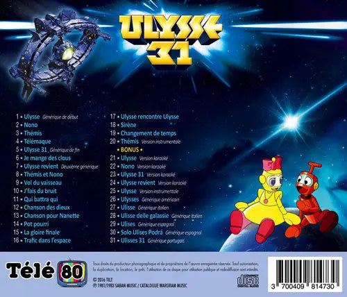 Ulysse 31 CD « Edition spéciale 35ème anniversaire 1981-2016 » Télé 80