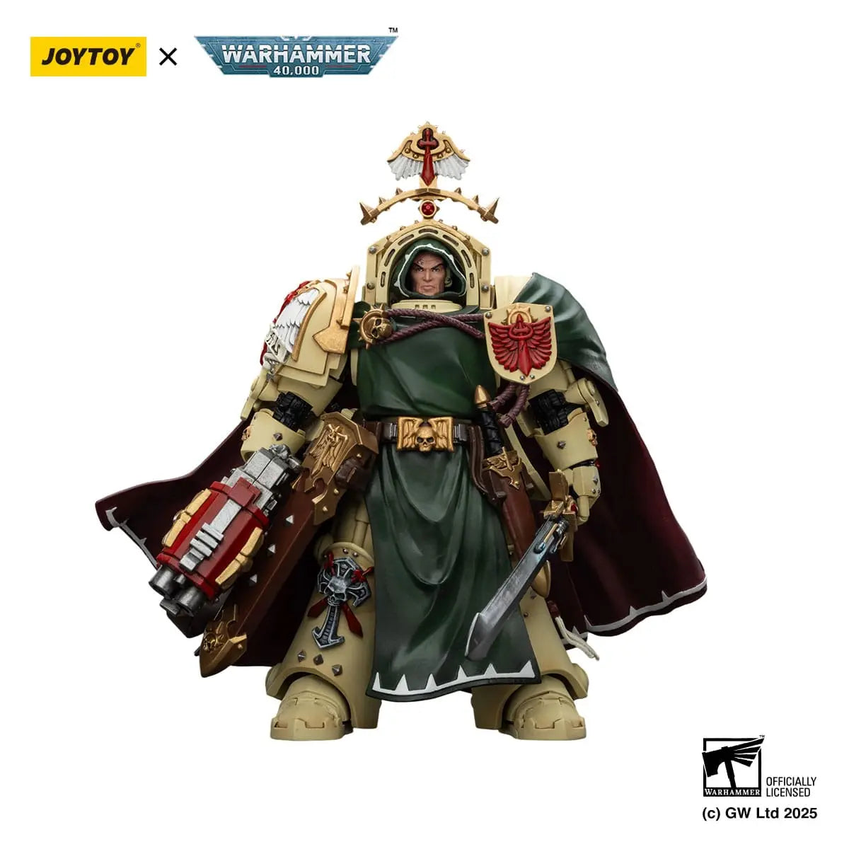 Warhammer 40K Belial Grand Master of The Deathwing With the Sword of Silence and Storm Bolter Dark Angels figurine 14cm Joy Toy