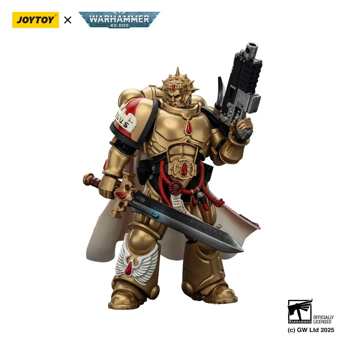 Warhammer 40K Combat Patrol Blood Angels figurine Captain with Heavy Bolt Pistol & Power Sword 20 cm Joy Toy