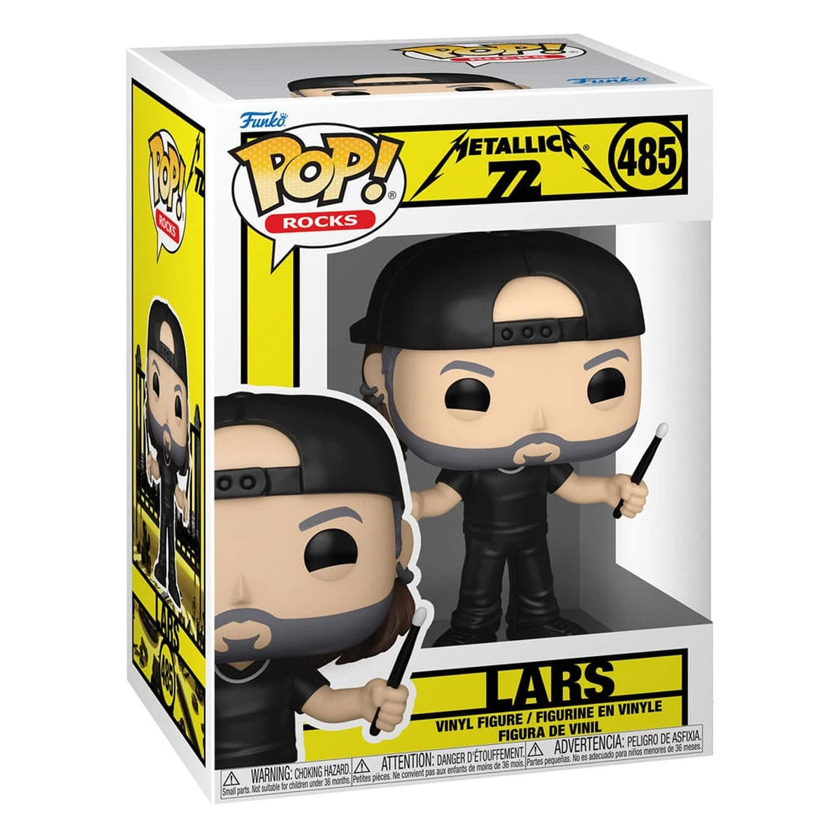 Metallica POP! Rocks Vinyl Figurine Lars (72 Seasons) 9 cm - Image 4