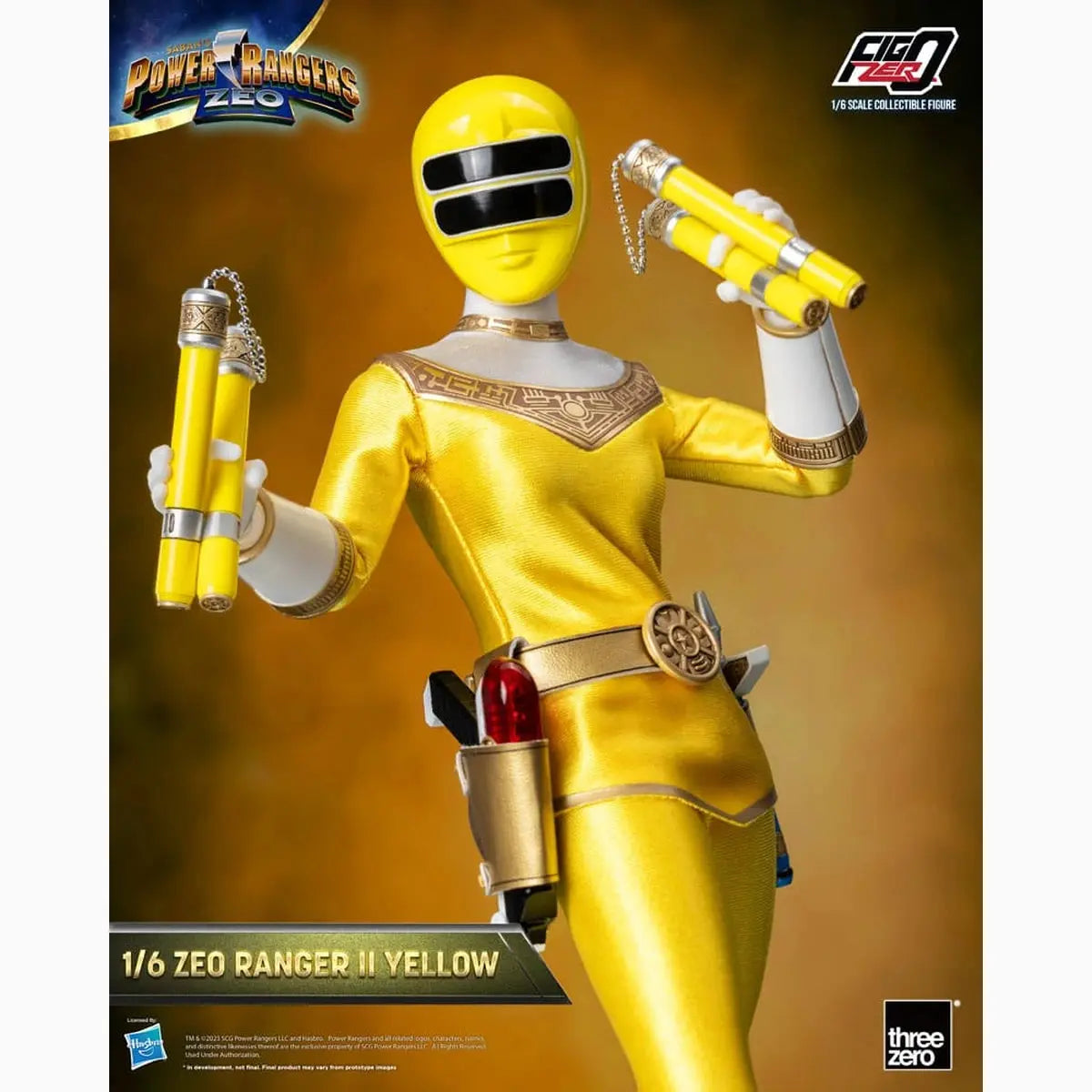 Power Rangers Zeo figurine FigZero 1/6 Ranger II Yellow 30 cm - Image ajoutée 14