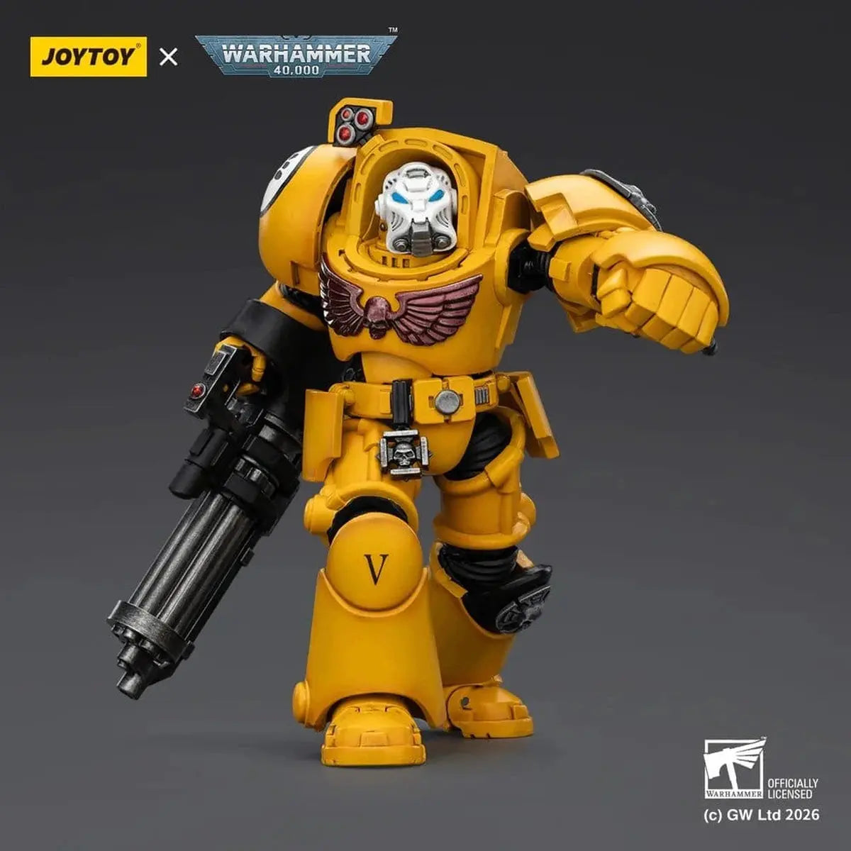 Warhammer 40,000 figurine Imperial Fists Terminator 3 with Power Fist and Assault Cannon 14 cm - Image 7