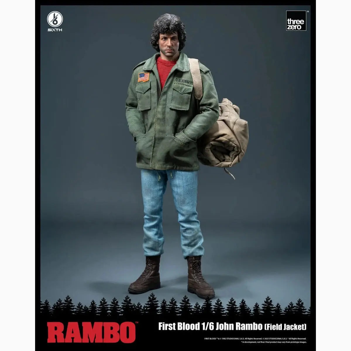 Rambo: First Blood figurine 1/6 John Rambo (Field Jacket) 31 cm - Image 7