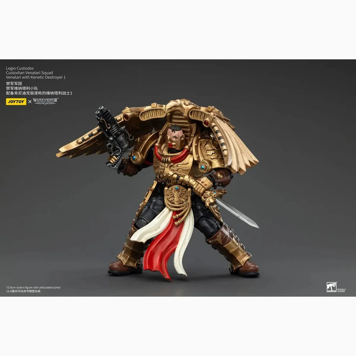 Warhammer The Horus Heresy figurine 1/18 Legio Custodes Custodian Venatari Squad Venatari with Kenetic Destroyer 1 13 cm - Image 7