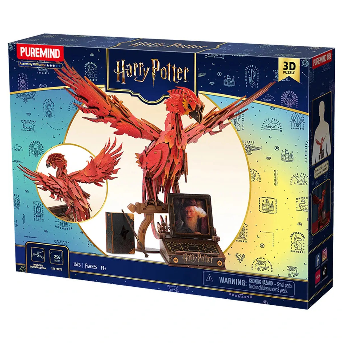 Harry Potter Puremind Wizarding Diorama Series Fawkes - Image 5