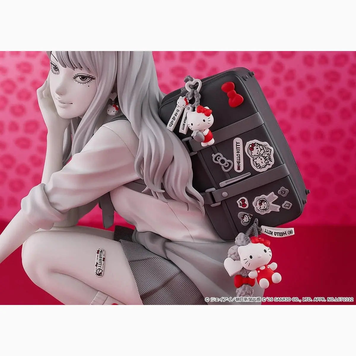Junji Ito figurine PVC Gyaru Tomie x Hello Kitty 14 cm - Image 7