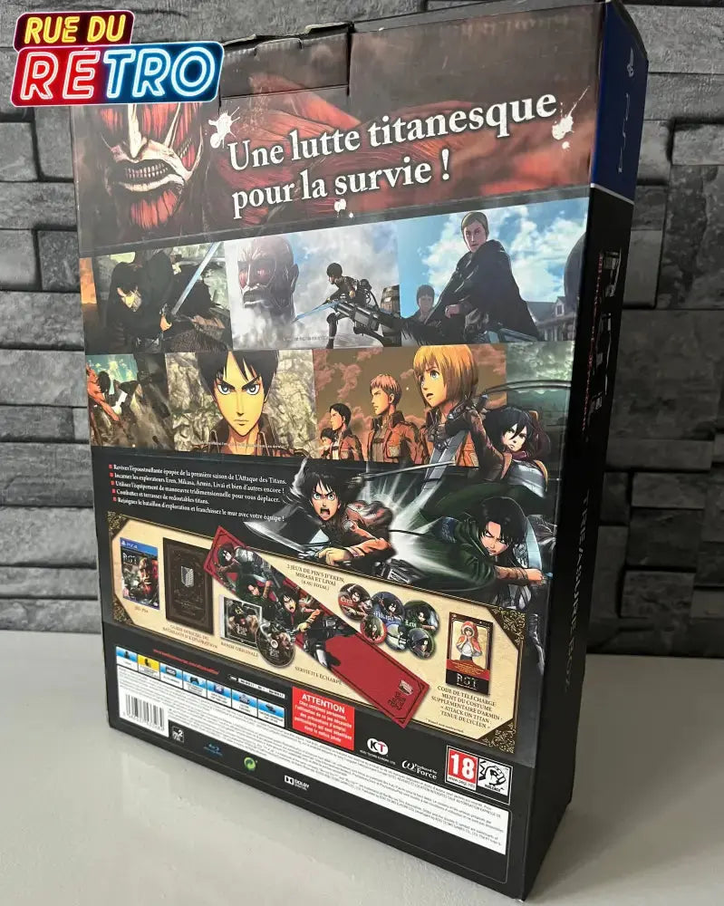 Attaque des Titans Ps4 / Collector Treasure Box Coffret Collector de Jeux Vidéo