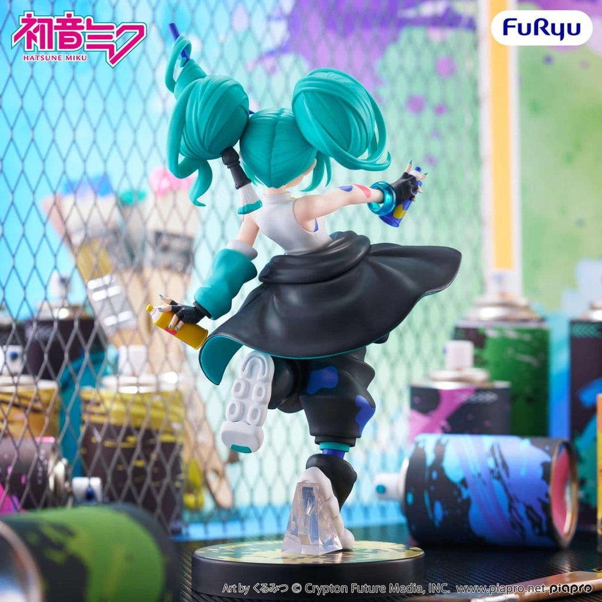 Hatsune Miku statuette PVC Muchute Paint Girl Another Color Ver. 23 cm - Image 7