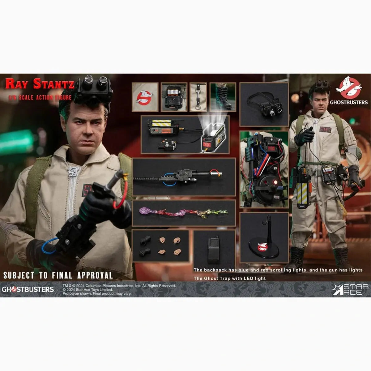Ghostbusters (1984) figurine 1/6 Winston Ray Stantz 30 cm - Image 7