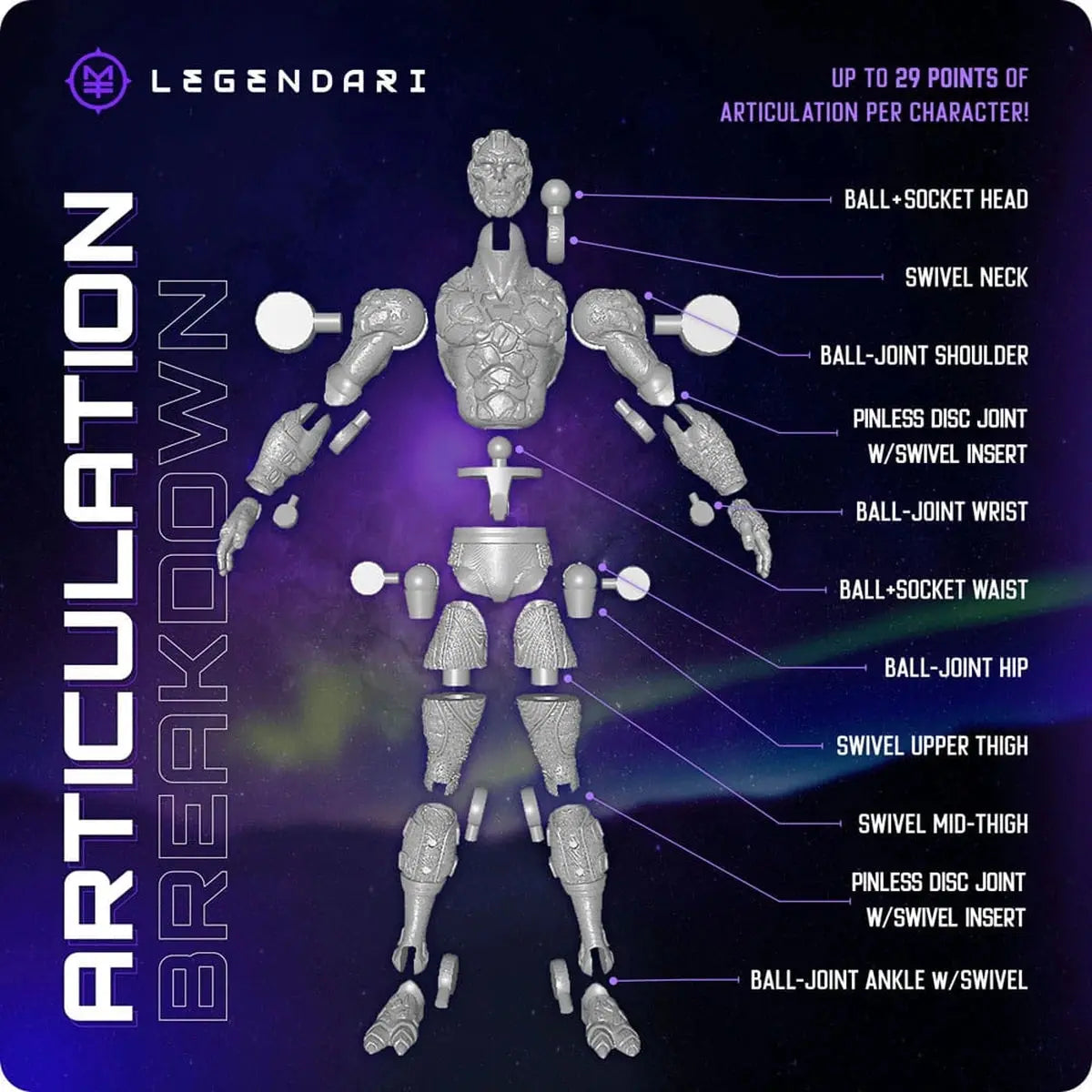 Legendari figurine 1/10 Epsylon 18 cm - Image 7