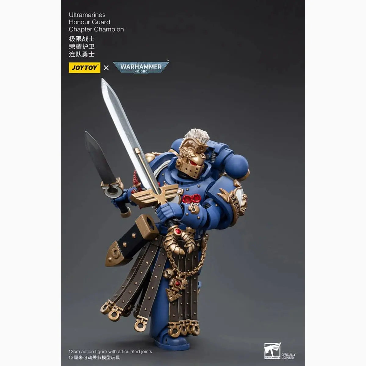 Warhammer 40k figurine 1/18 Ultramarines Honour Guard Chapter Champion 12 cm - Image 7