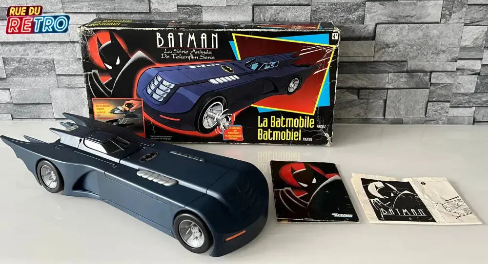 Batmobile 1993 + Boîte + Notice + Dépliant Kenner - Batman The Animated Series Kenner