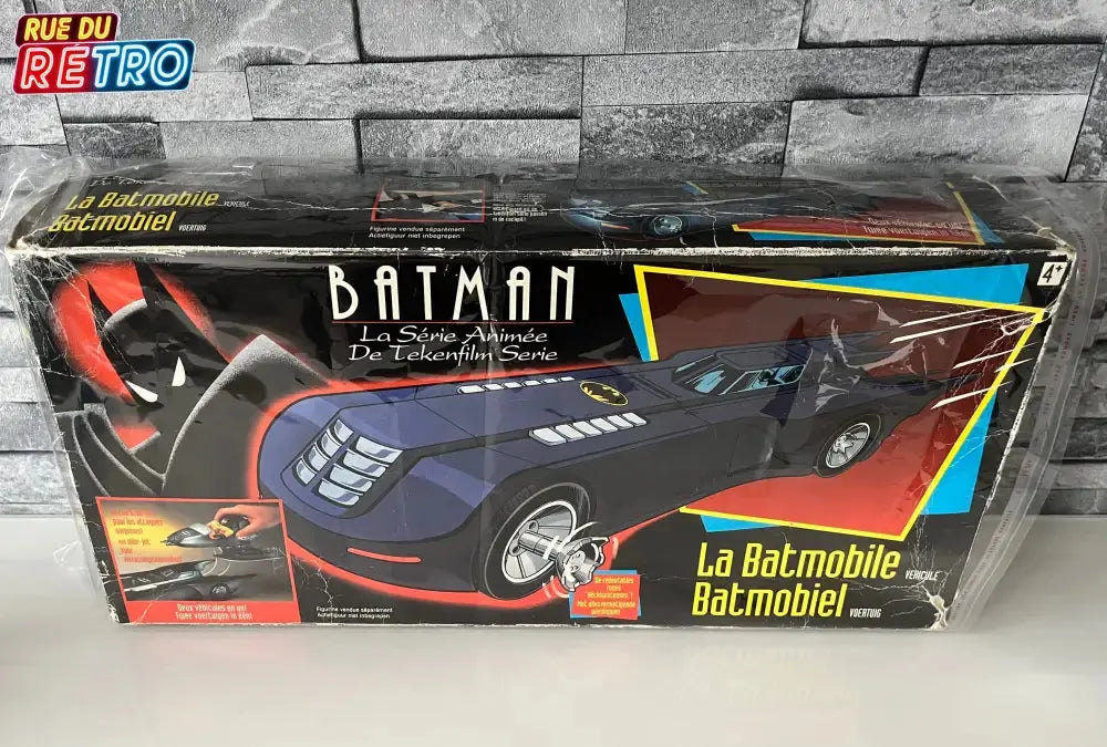 Batmobile 1993 + Boîte + Notice + Dépliant Kenner - Batman The Animated Series Kenner