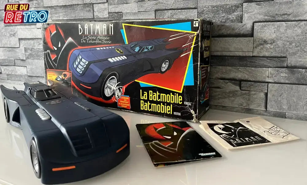 Batmobile 1993 + Boîte + Notice + Dépliant Kenner - Batman The Animated Series Kenner