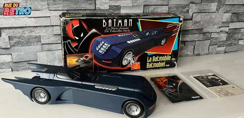 Batmobile 1993 + Boîte + Notice + Dépliant Kenner - Batman The Animated Series Kenner