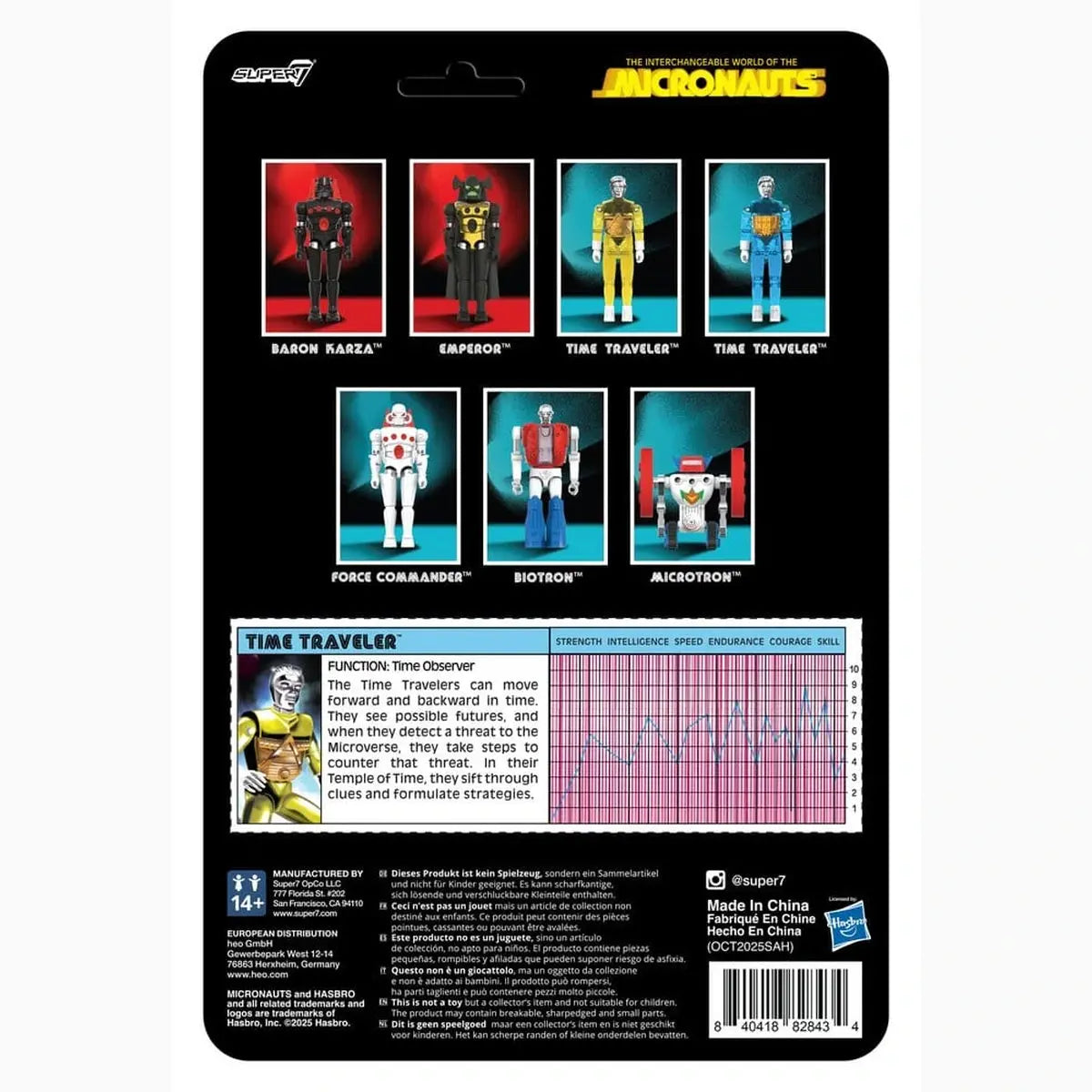 Micronauts figurine ReAction+ Wave 03 Time Traveler (Translucent Yellow) 10 cm - Image 4