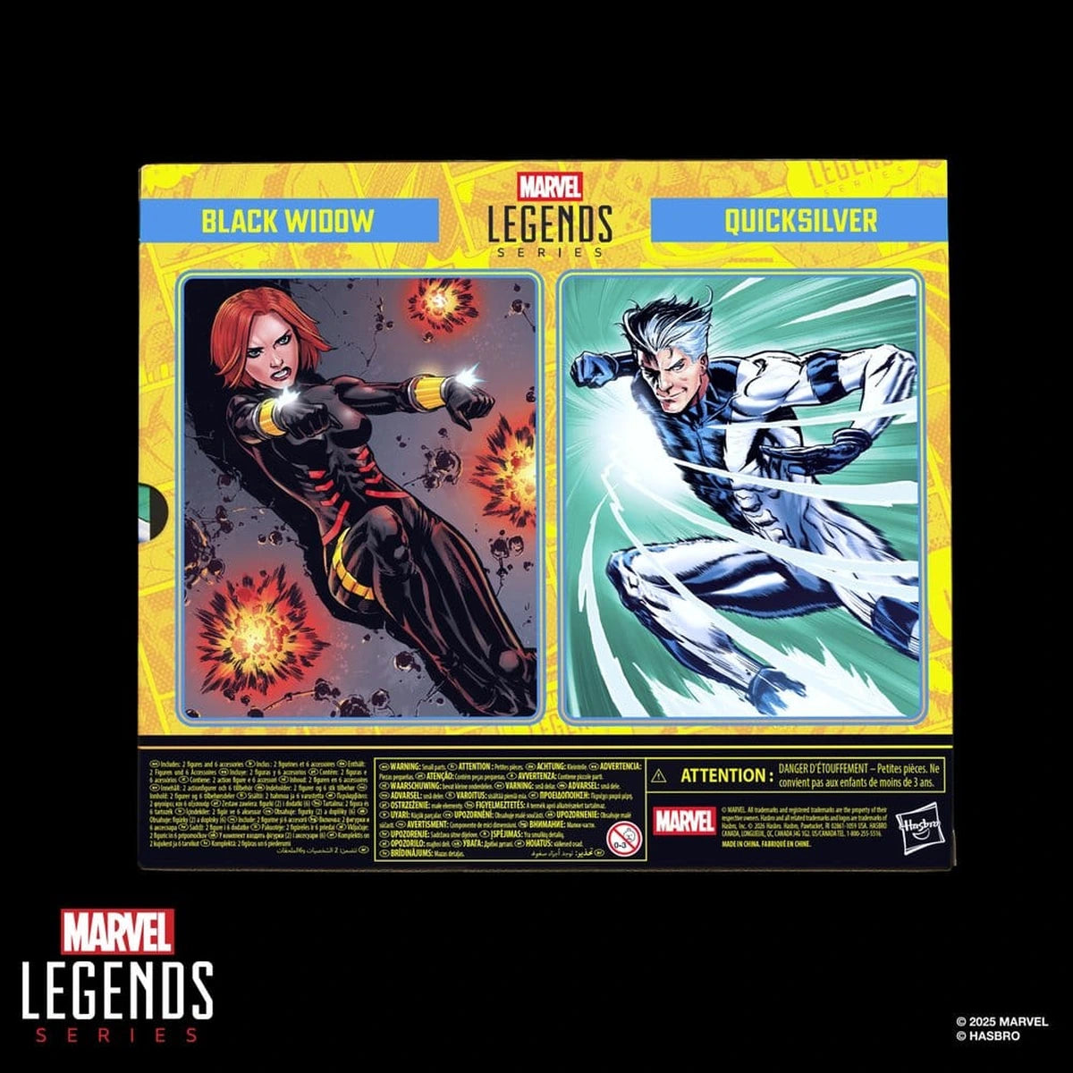 Avengers Marvel Legends pack 2 figurines Black Widow & Quicksilver 15 cm - Image 7
