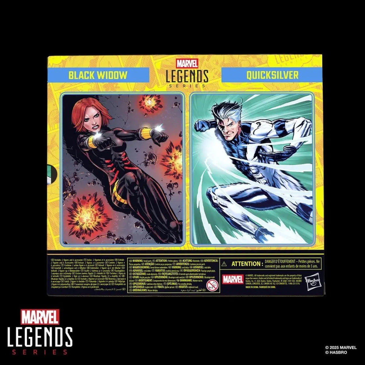 Avengers Marvel Legends pack 2 figurines Black Widow & Quicksilver 15 cm - Image 7
