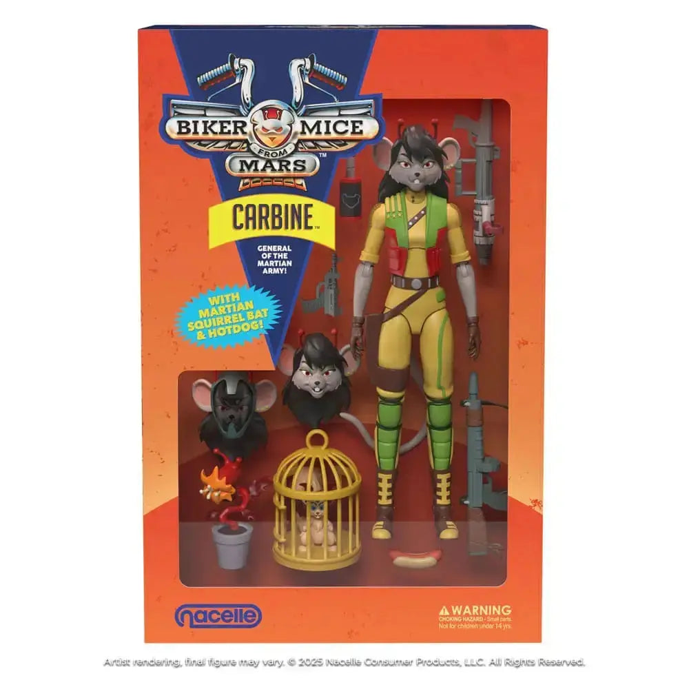 Biker Mice From Mars Les Motards de l'espace figurine Carbine 23 cm - Rue Du Retro