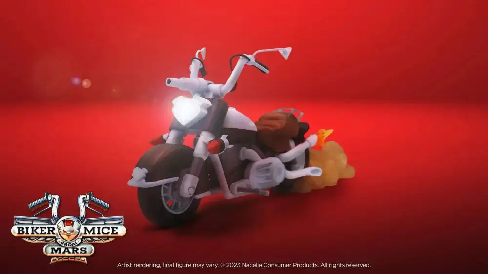 Biker Mice From Mars Throttle's Les Motards de l'espace véhicule Martian Monster Bike 23cm Nacelle