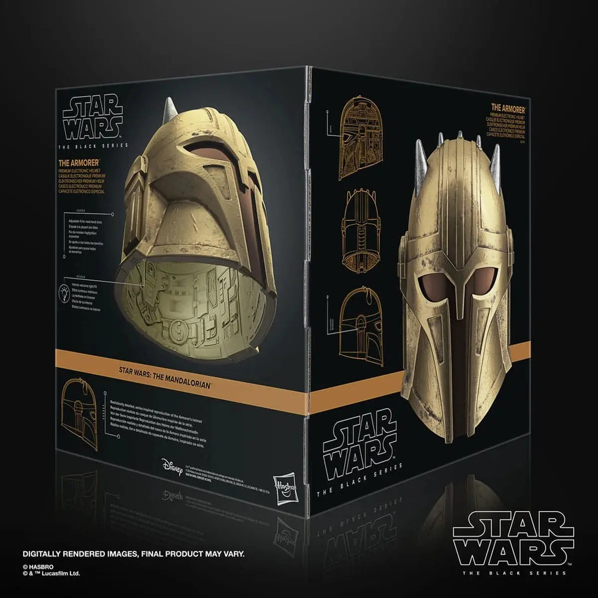 Star Wars: The Mandalorian Black Series casque electronique The Armorer - Image 7