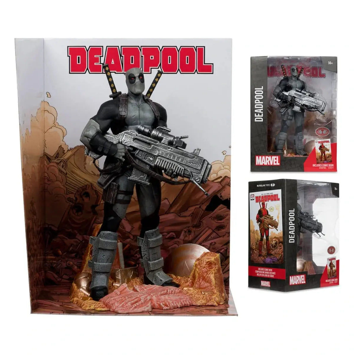 Marvel Collection statuette PVC 1/6 Deadpool (Deadpool #1)(Grey Suit Chase) 27 cm - Image 7