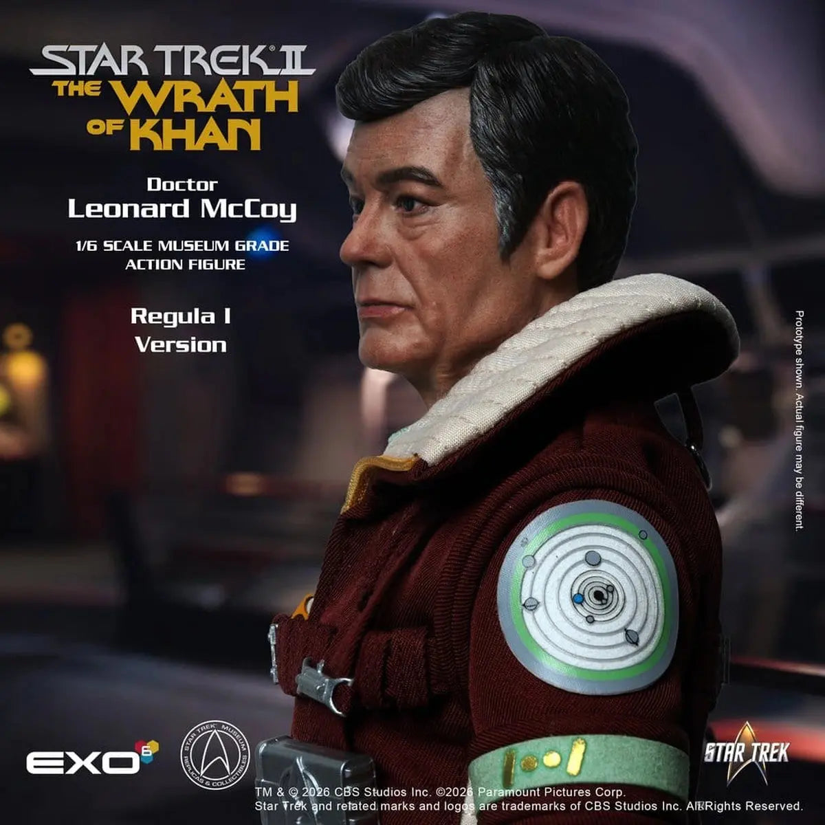 Star Trek II: La Colère de Khan figurine 1/6 Dr. Leonard McCoy Regula I Version 30 cm - Image 7