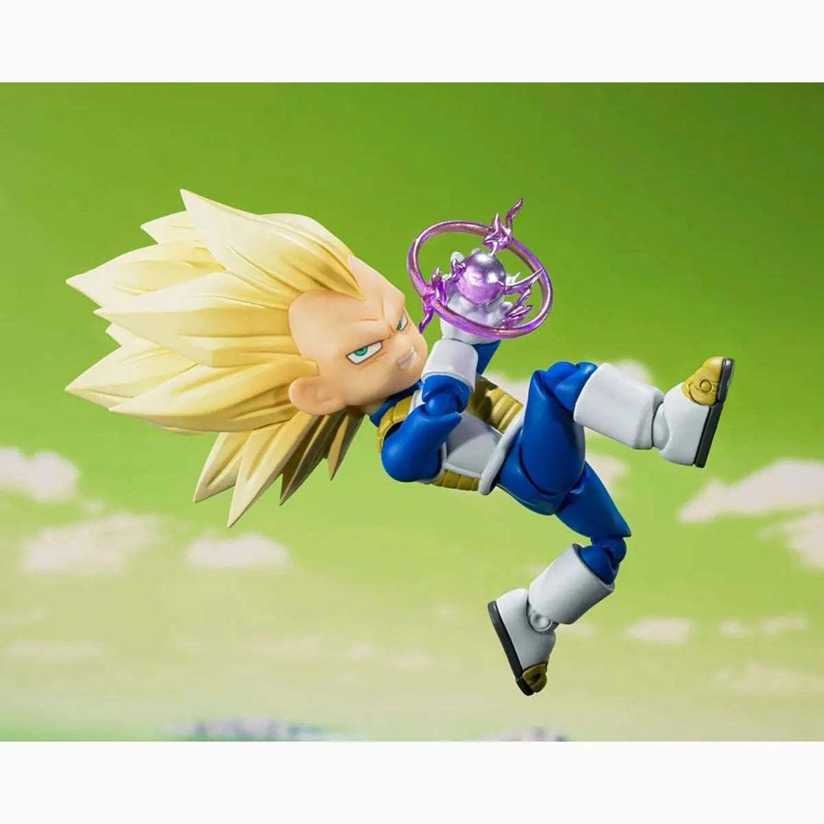 Dragon Ball figurine S.H.Figuarts Super Saiyan Level 3 Vegeta (mini) Daima 8 cm - Image 7