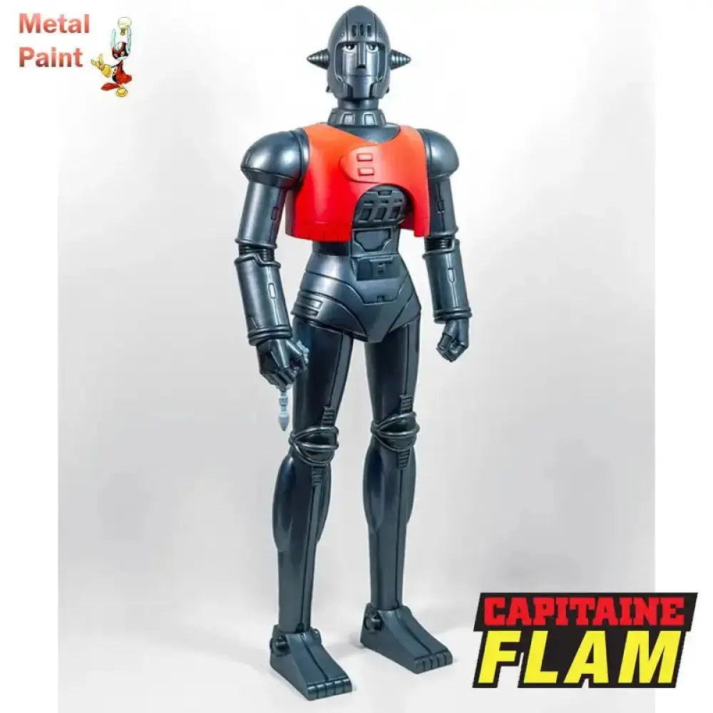 Capitaine Flam Crag Figurine Metallic Paint Exclu 25cm Boite FR HL Pro