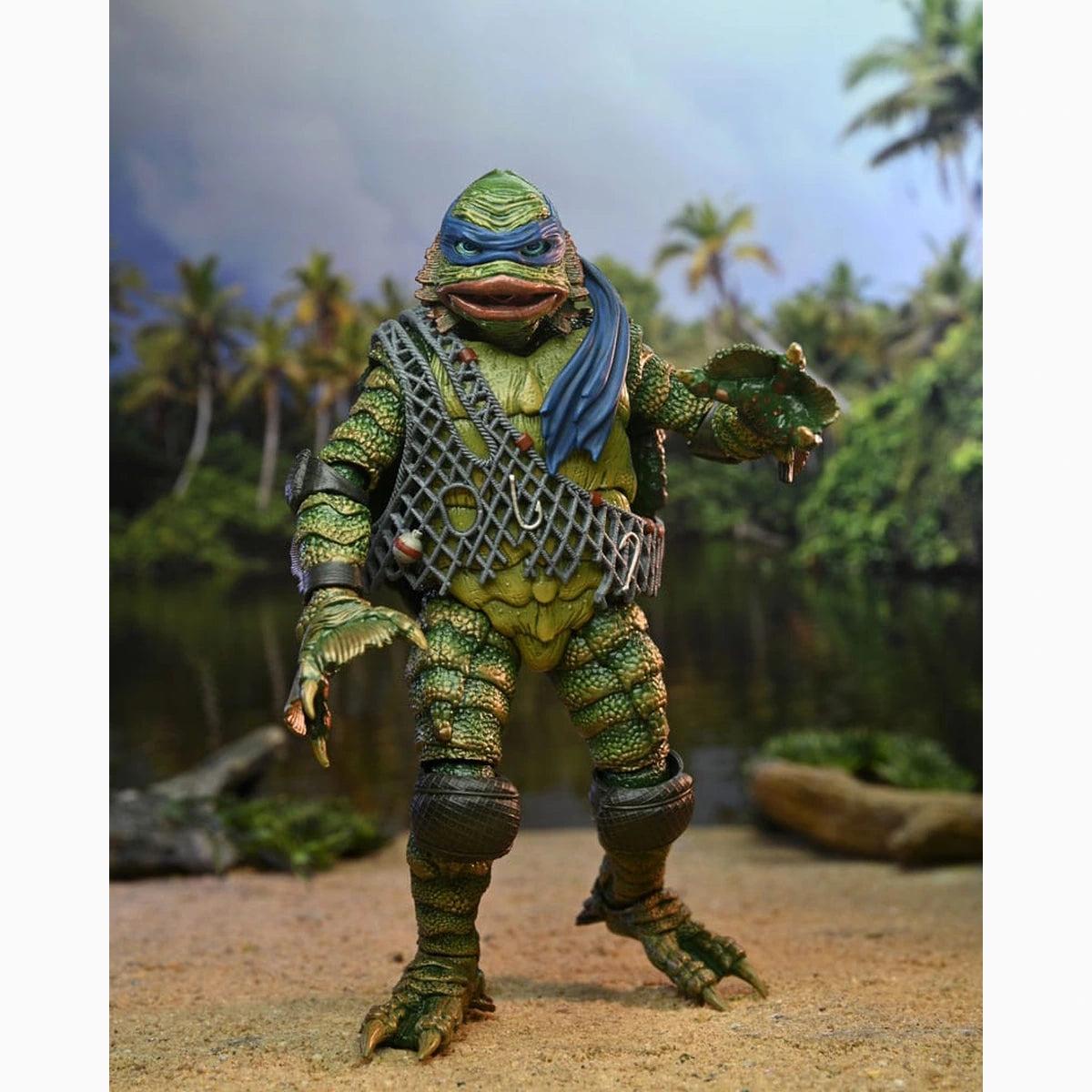 Universal Monsters/Teenage Mutant Ninja Turtles figurine Leonardo as the Creature 18 cm - Image 6