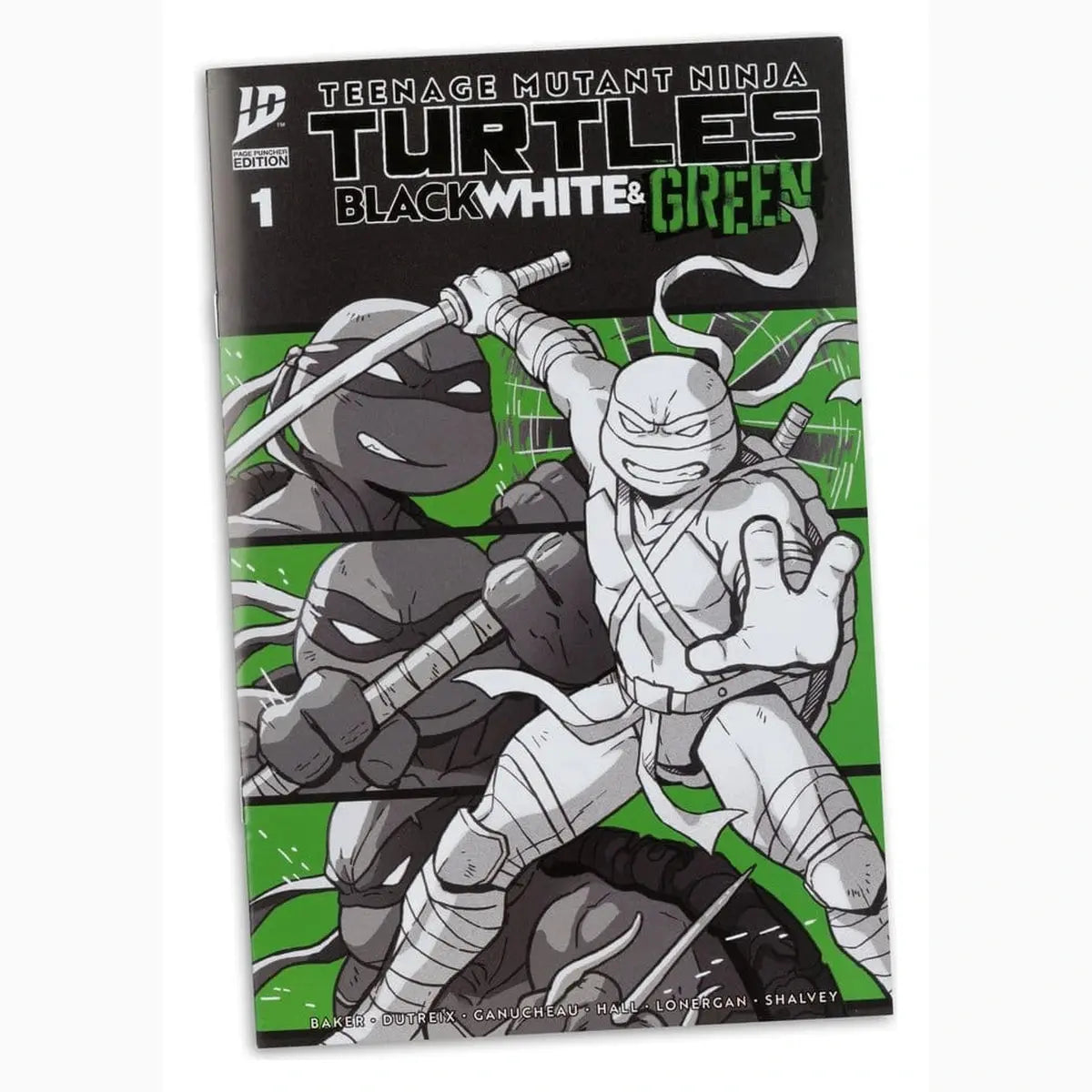 Tortues Ninja Page Punchers figurine Leonardo (Black White & Green) (Red Platinum Edition) 13 cm - Image 7
