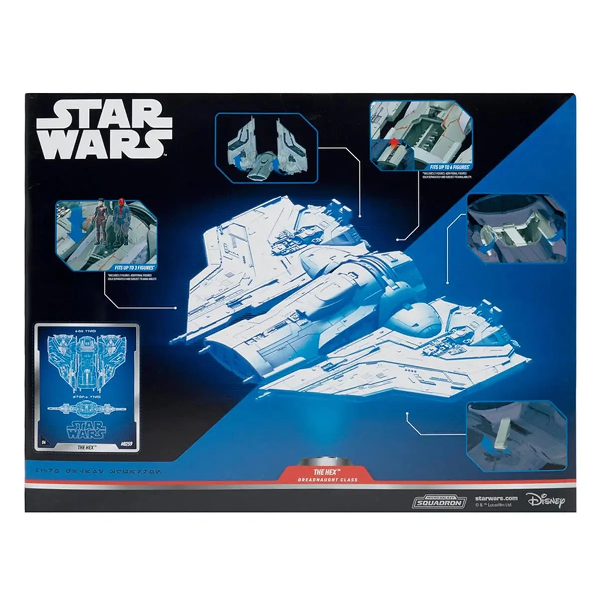 Star Wars Micro Galaxy Squadron Feature Vehicle & Figure The Hex 22,5cm - Image 3