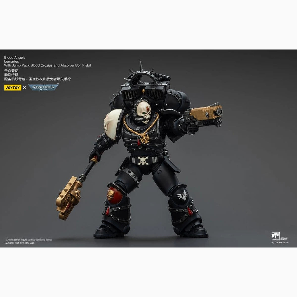 Warhammer 40,000 figurine Blood Angels Lemartes 12 cm - Image 7