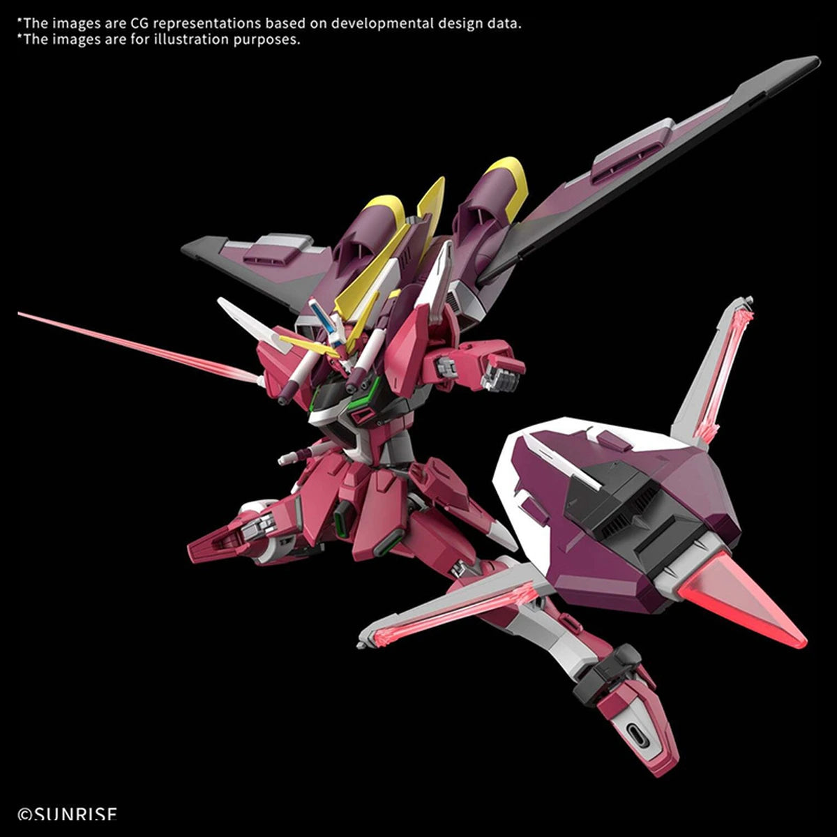 Gundam Gunpla HG 1/144 Infinite Justice Gundam & Booster Unit - Image 2