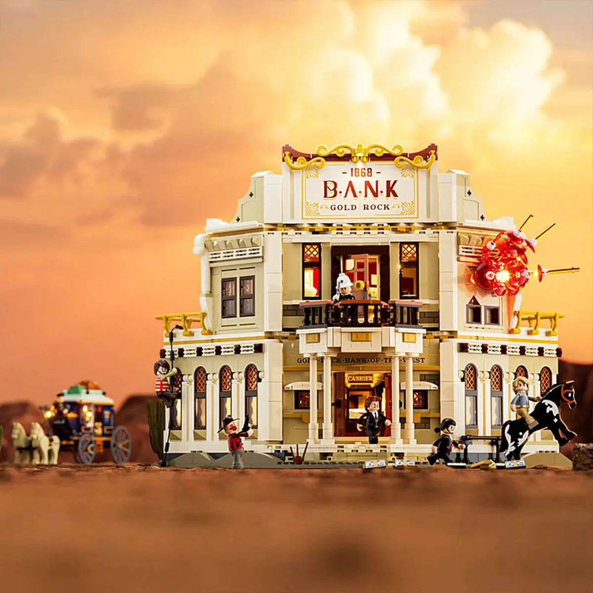 Lumibricks The Old West 14013 Western Bank Heist - Image 4