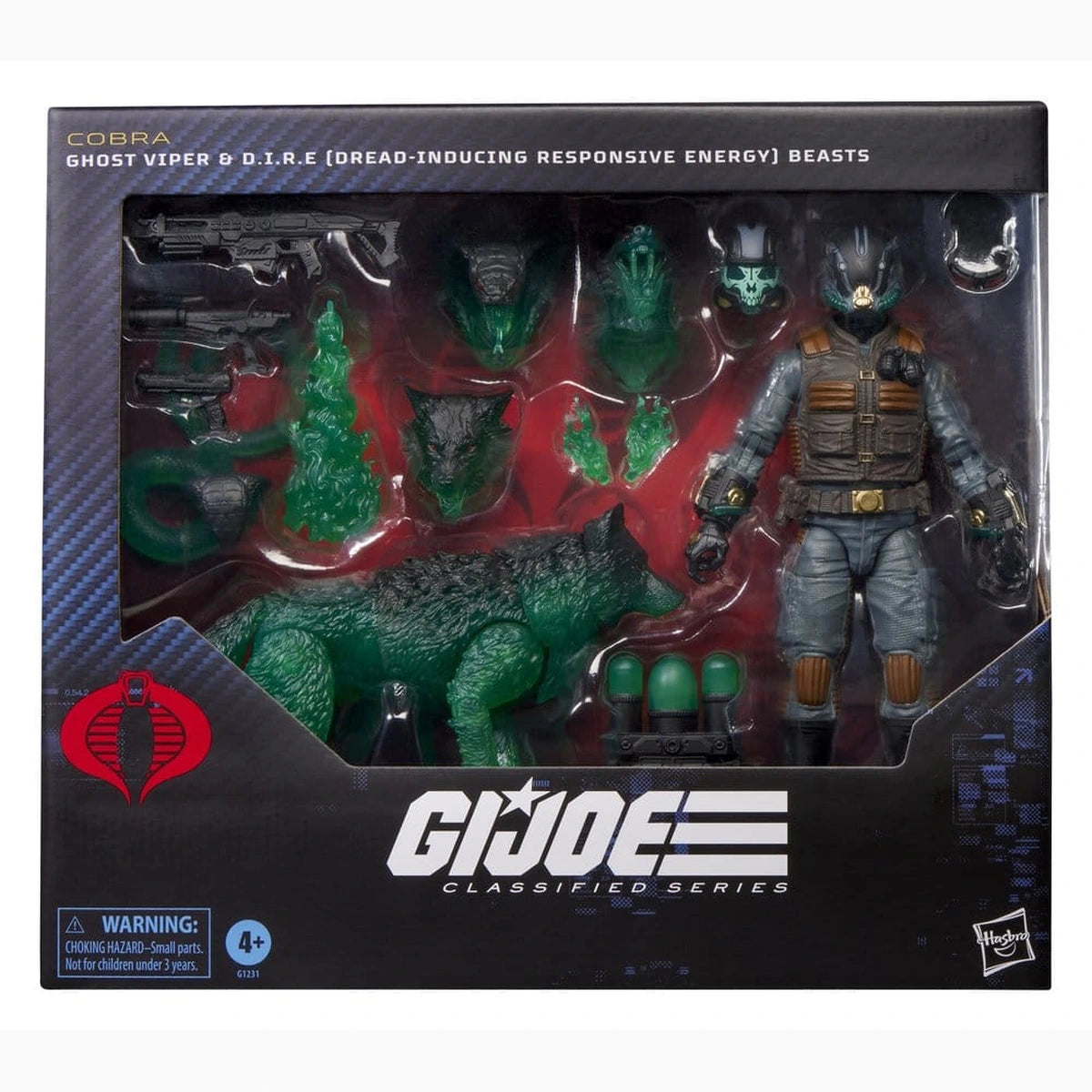 G.I. Joe Classified Series figurine #170 Ghost Viper & D.I.R.E. Beasts 15 cm - Image 4