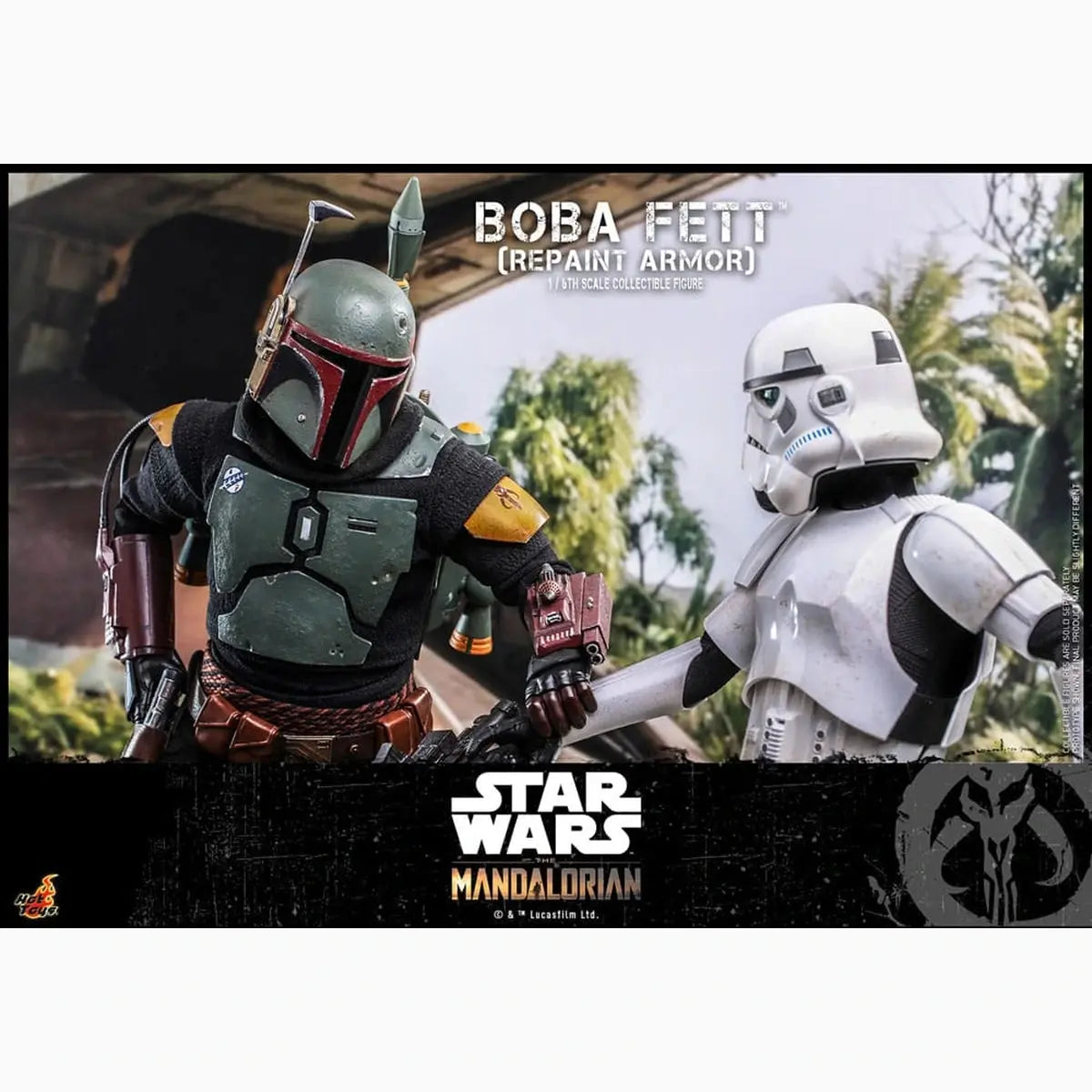 Star Wars: The Mandalorian figurine 1/6 Boba Fett Repaint Armor Special Edition 30 cm - Image 7
