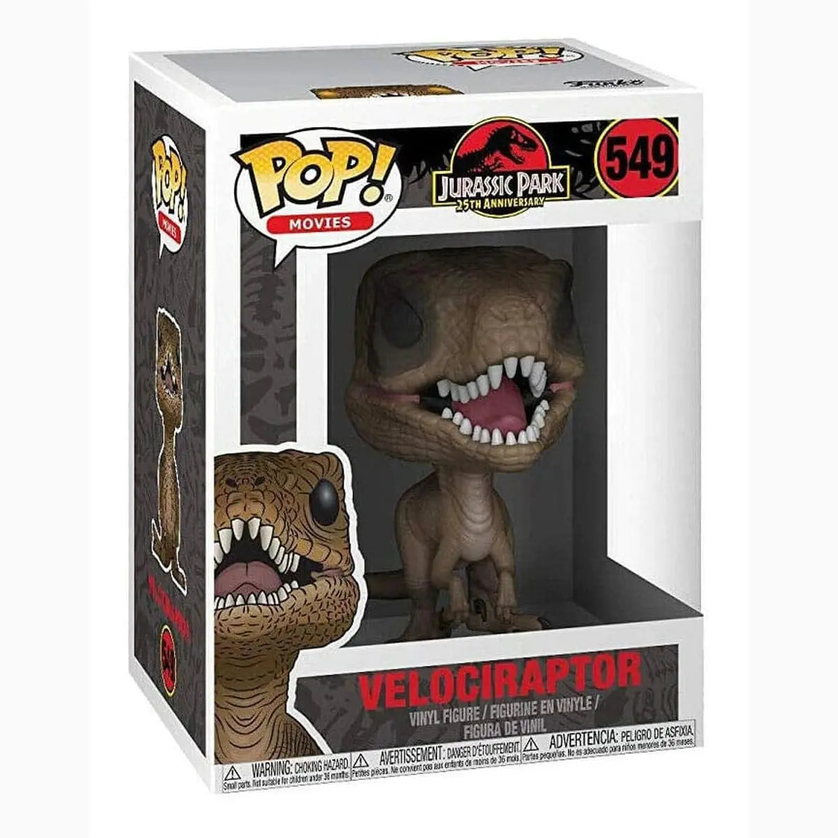 Jurassic Park POP! Movies Vinyl figurine Velociraptor 9 cm - Image 4