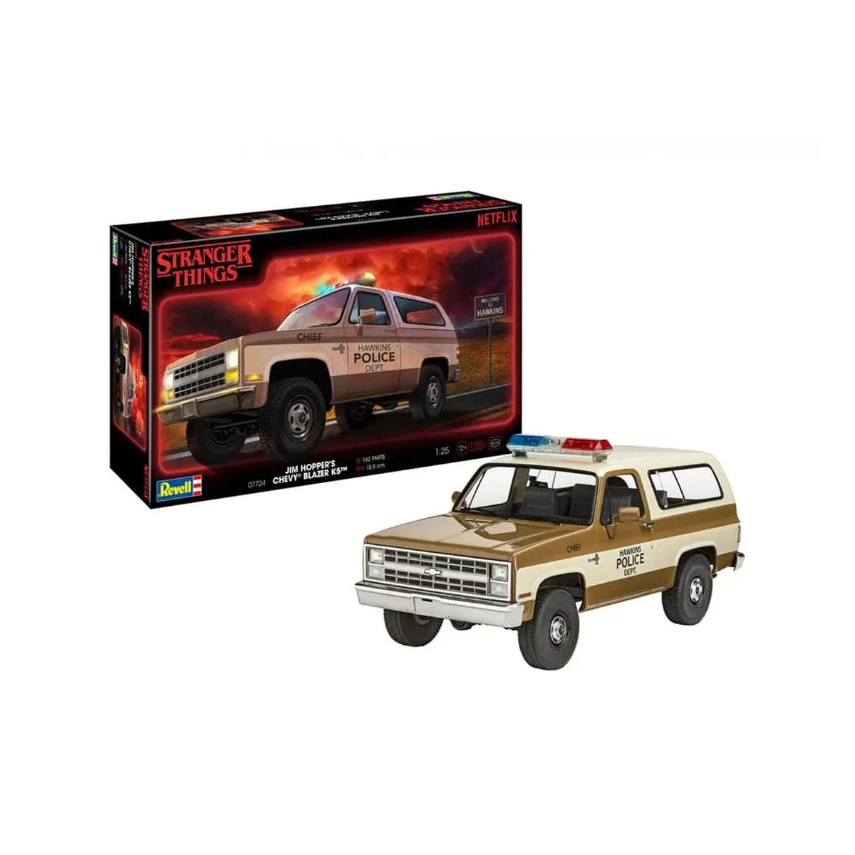 Stranger Things maquette 1/25 1985 Chevrolet K5 Blazer 19 cm - Image 3