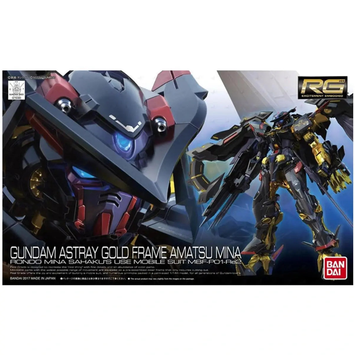 Gundam Gunpla RG 1/144 024 Gundam Astray Goldframe Amatsu Mina - Image 2