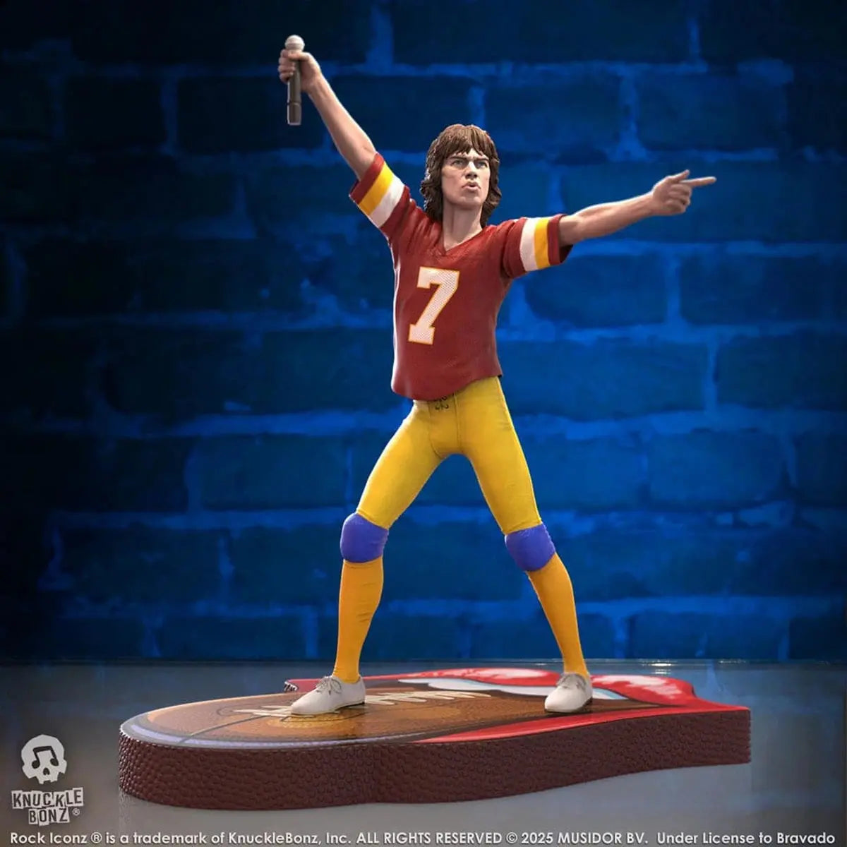 Rolling Stones statuette Rock Iconz Mick Jagger US Tour 1981 (Burgundy Jersey) 22 cm - Image 7
