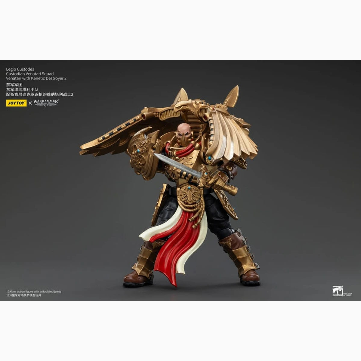 Warhammer The Horus Heresy figurine 1/18 Legio Custodes Custodian Venatari Squad Venatari with Kenetic Destroyer 2 13 cm - Image 7