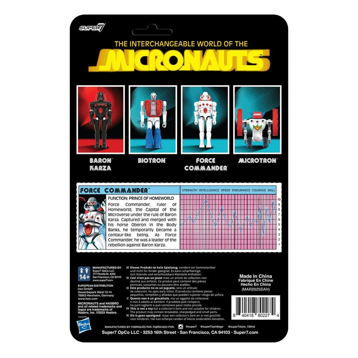 Micronauts figurine ReAction+ Force Commander 9 cm - Image 4