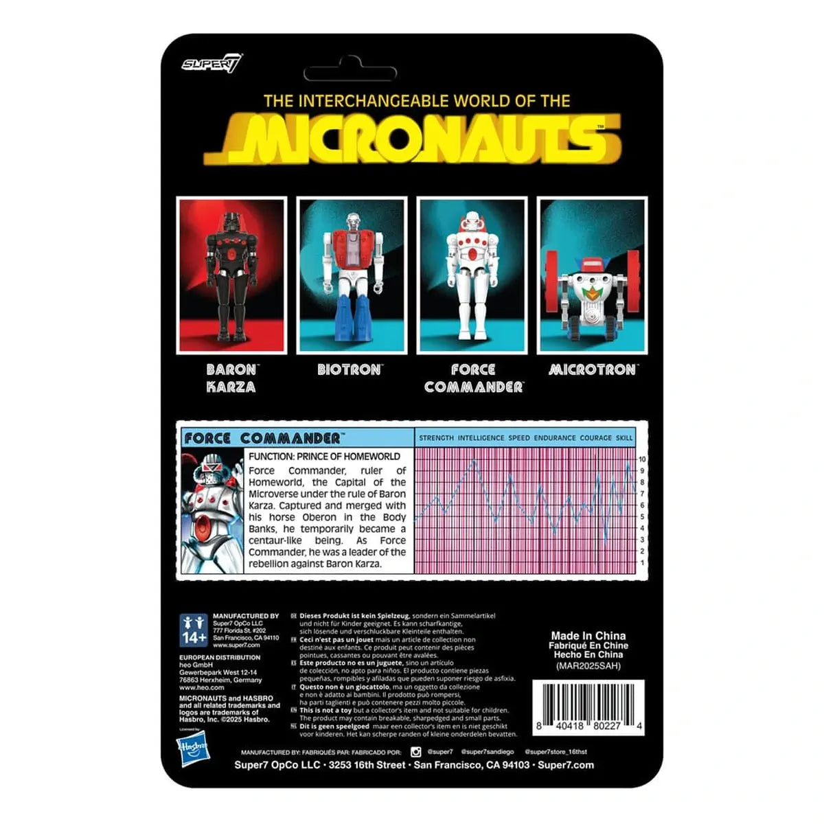 Micronauts figurine ReAction+ Force Commander 9 cm - Image 4