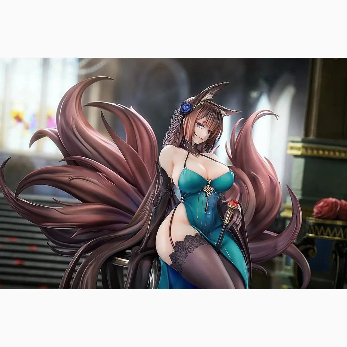Azur Lane statuette PVC 1/7 Amagi: Throne of Fallen Petals Ver. 27 cm - Image 7